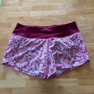 Lululemon shorts size 6